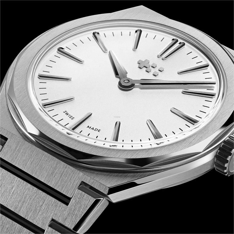 Christopher Ward,The Twelve 38mm,38mm,Stainless Steel,White,Handwound,45hours,Sapphire,Crystal Glass,C12,C12-38H2H1-S00W0-B0