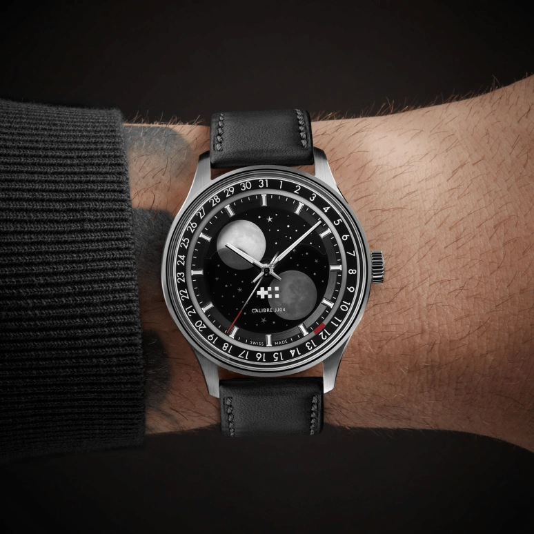 Christopher Ward,C1 40.50mm,40.50mm,Stainless Steel,Black,Automatic,Moonphase,Day,C01,C01-40AMP2-S00K0-VK