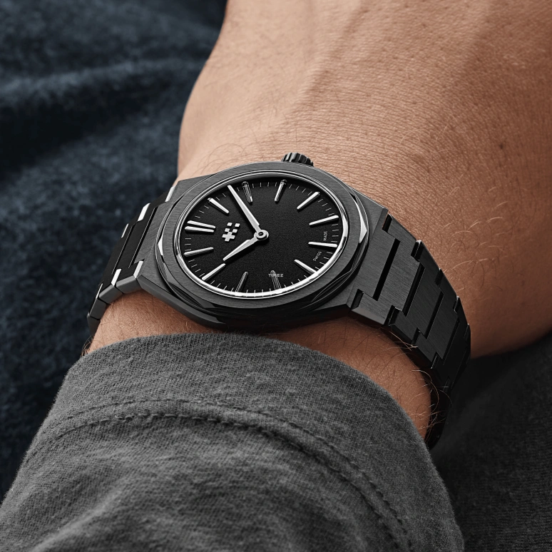 Christopher Ward,The Twelve 38mm,38mm,Stainless Steel,Black,Handwound,45hours,Sapphire,Crystal Glass,C12,C12-38H2H1-SK0K0-B0