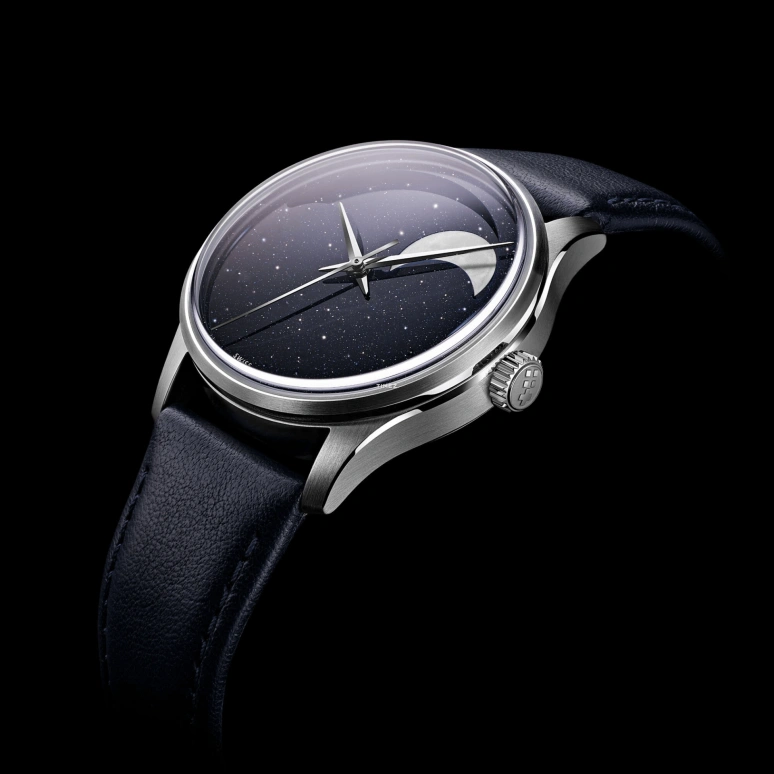 Christopher Ward,C1 37mm,37mm,Stainless Steel,Blue,Automatic,Moonphase,38hours,C01,C01-37AMP2-S00B0-B1