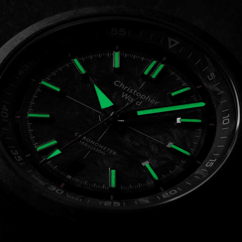 Christopher Ward,C63 41mm,41mm,Carbon,Black,Automatic,Day,38hours,C63,C63-41ADA3-C00C0-TM