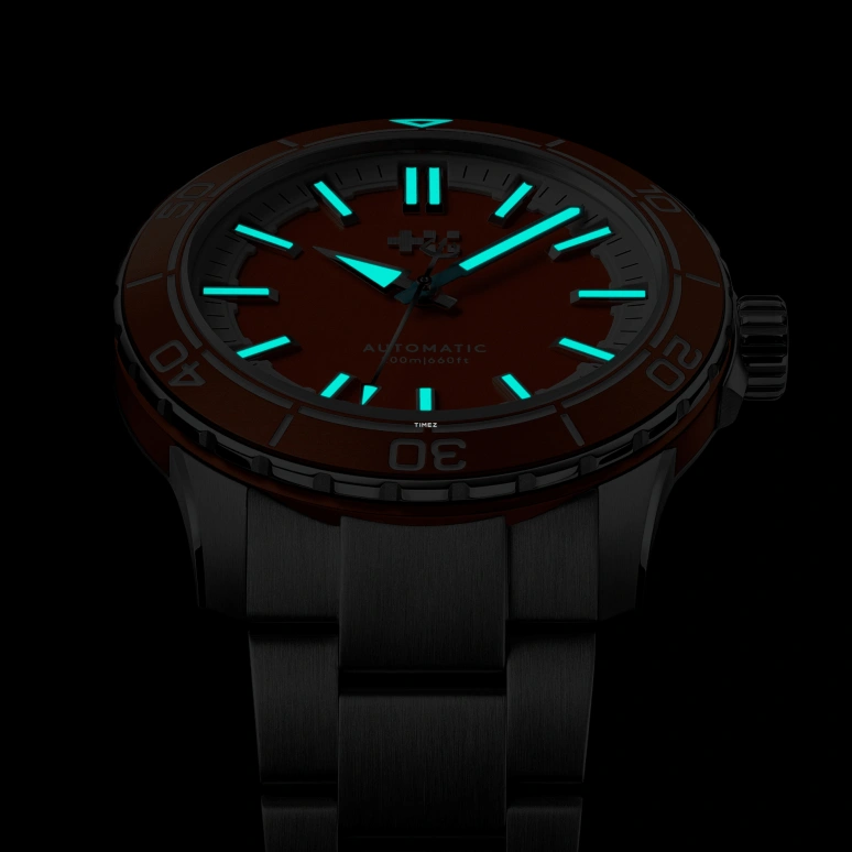 Christopher Ward,C60 41mm,41mm,Stainless Steel,Aluminium,Orange,Automatic,38hours,Sapphire,Crystal Glass,C60,C60-41A3H31S0OO0-B0