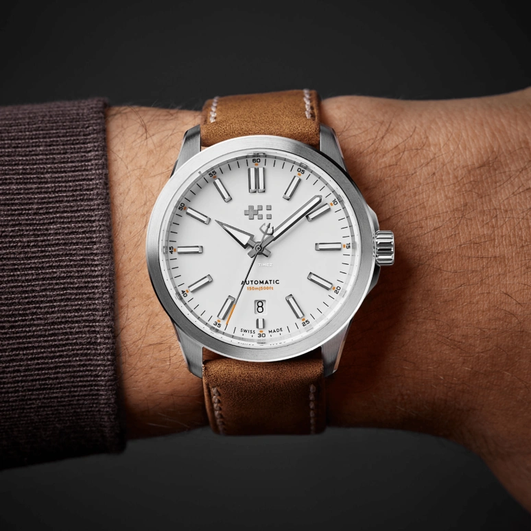 Christopher Ward,C63 39mm,39mm,Stainless Steel,White,Automatic,Day,38hours,C63,C63-39ADA3-S00W2-VC