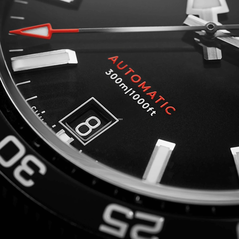 Christopher Ward,C60 38mm,38mm,Stainless Steel,Black,Automatic,Day,38hours,C60,C60-38ADA31S0KK1-B0