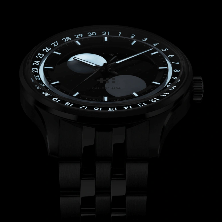 Christopher Ward,C1 40.50mm,40.50mm,Stainless Steel,Black,Automatic,Moonphase,Day,C01,C01-40AMP2-S00K0-B1