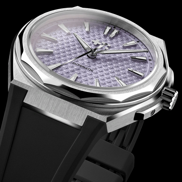 Christopher Ward,The Twelve 36mm,36mm,Stainless Steel,Purple,Automatic,38hours,Sapphire,Crystal Glass,C12,C12-36A3H1-S00P0-RK
