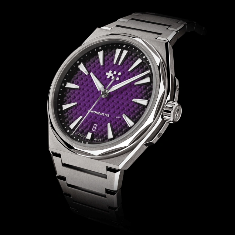 Christopher Ward,The Twelve 40mm,40mm,Titanium,Purple,Automatic,Day,38hours,C12,C12-40ADC1-T00P0-B0