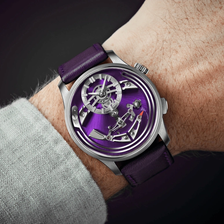 Christopher Ward,C1 41mm,41mm,Titanium,Purple,Automatic,Hour Strike,Function Selector,C01,C01-41APT0-T00P0-VP