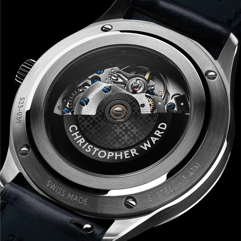 Christopher Ward,C1 40.50mm,40.50mm,Stainless Steel,Blue,Automatic,Moonphase,38hours,C01,C01-40AMP2-S00B0-MB