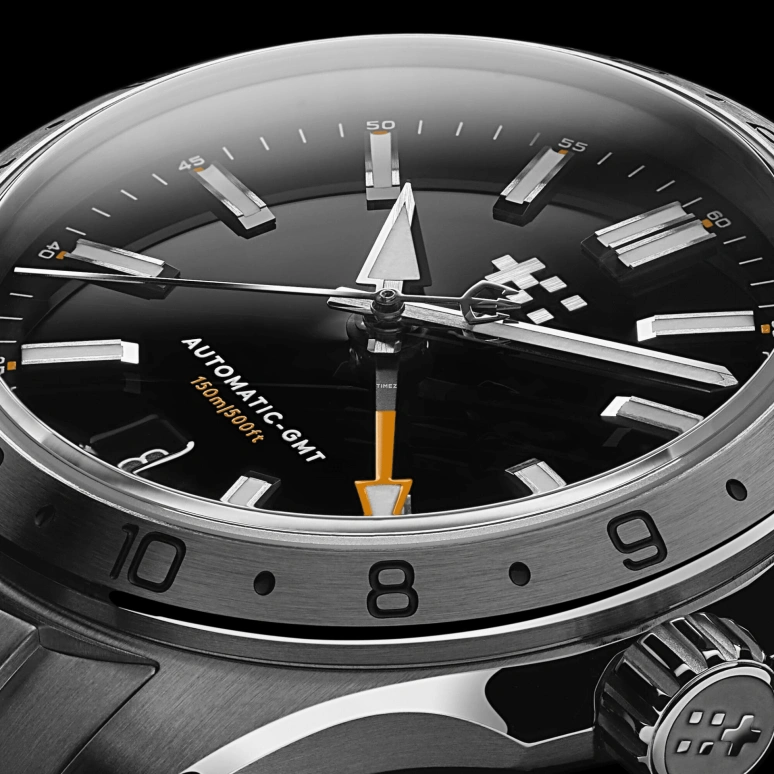 Christopher Ward,C63 36mm,36mm,Stainless Steel,Black,Automatic,Day,Dule Time,C63,C63-36AGM3-S00K0-B0
