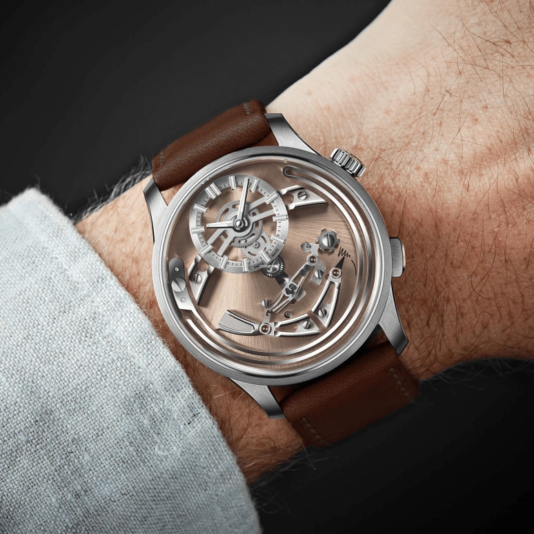 Christopher Ward,C1 41mm,41mm,Titanium,Sand,Skeleton,Automatic,Petite Sonnerie,38hours,C01,C01-41APT2-T00A0-VT