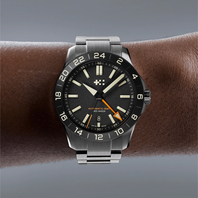 Christopher Ward,C63 41mm,41mm,Stainless Steel,Ceramic,Black,Automatic,Day,Dule Time,C63,C63-41AGM4-S0KK0-B0