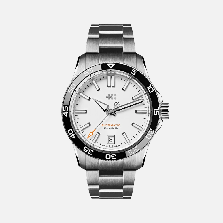 Christopher Ward,C60 38mm,38mm,Stainless Steel,White,Automatic,Day,38hours,C60,C60-38ADA31S0KW1-B0