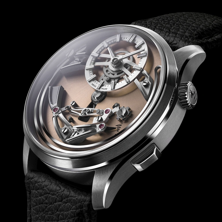 Christopher Ward,C1 41mm,41mm,Titanium,Salmon,Automatic,Hour Strike,Function Selector,C01,C01-41APT0-T00A0-MK
