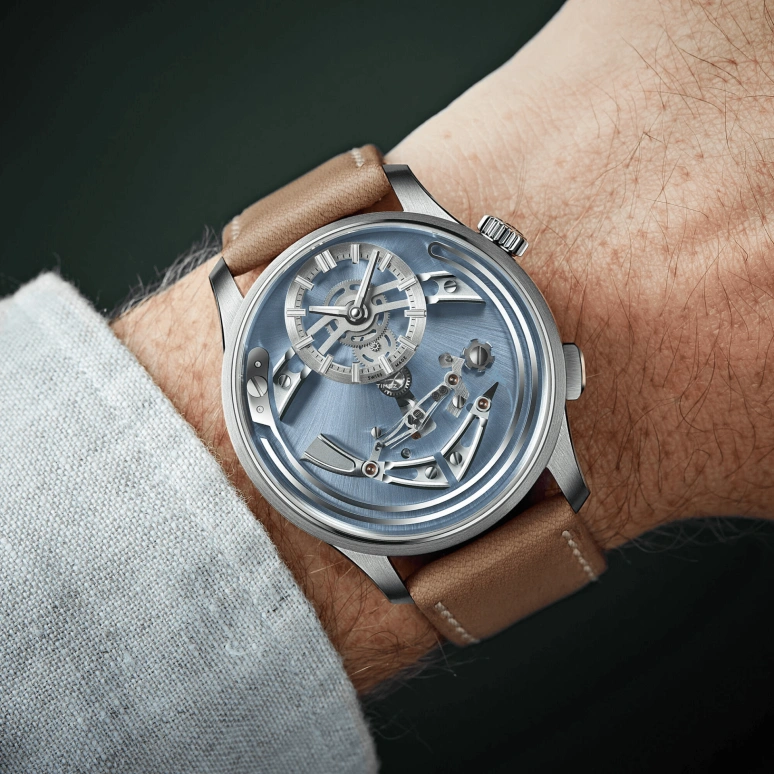Christopher Ward,Other 41mm,41mm,Titanium,Blue,Skeleton,Automatic,Petite Sonnerie,38hours,C01,C01-41APT2-T00B1-VC
