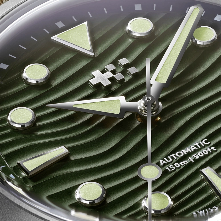 Christopher Ward,C65 38mm,38mm,Stainless Steel,Green,Automatic,38hours,Sapphire,Crystal Glass,C65,C65-38A3H4-S00V0-WC