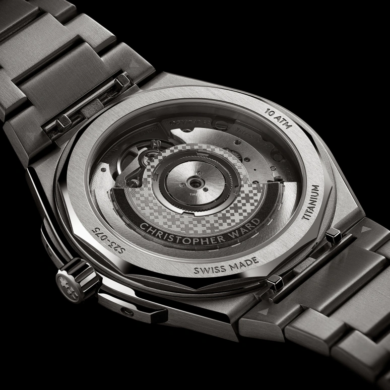 Christopher Ward,The Twelve 36mm,36mm,Titanium,Blue,Automatic,38hours,Sapphire,Crystal Glass,C12,C12-36AHC1-T00B0-RK