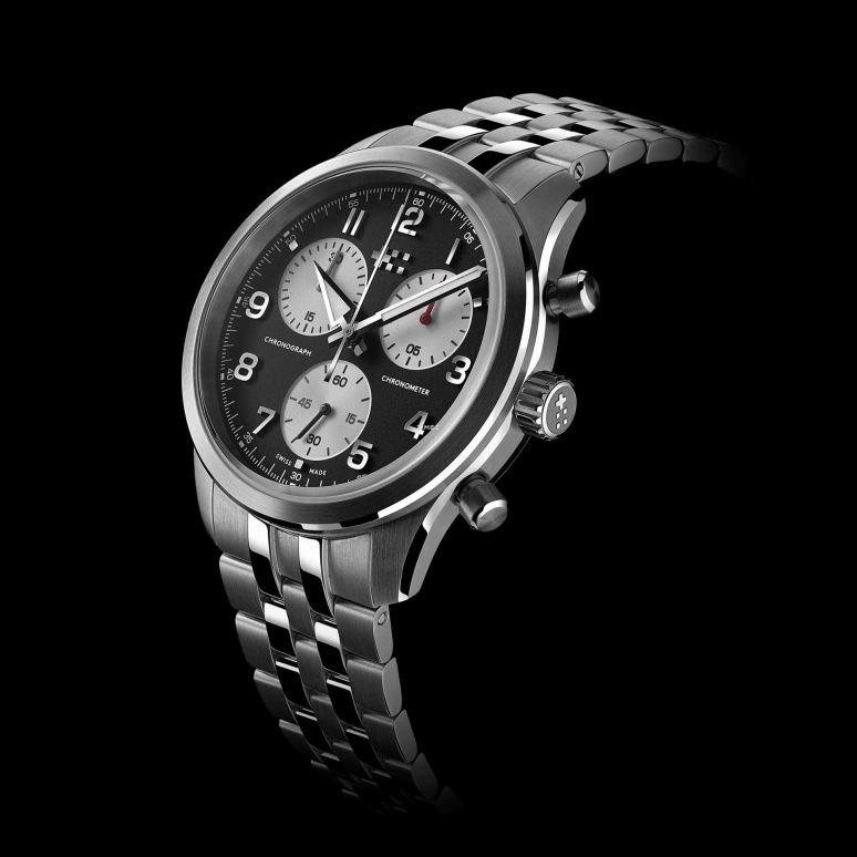 Christopher Ward,C63 39mm,39mm,Stainless Steel,Black,Quartz,Chronograph,27400hours,C63,C63-39QCC3-S00K0-RK