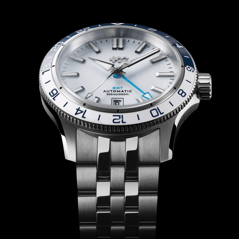 Christopher Ward,C60 40mm,40mm,Stainless Steel,White,Automatic,Day,Dule Time,GMT,C60,C60-40AGM31S0BW0-RBB