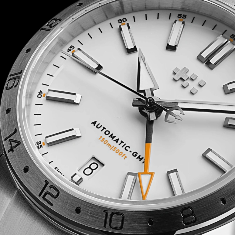 Christopher Ward,C63 36mm,36mm,Stainless Steel,White,Automatic,Day,Dule Time,C63,C63-36AGM3-S00W0-B0
