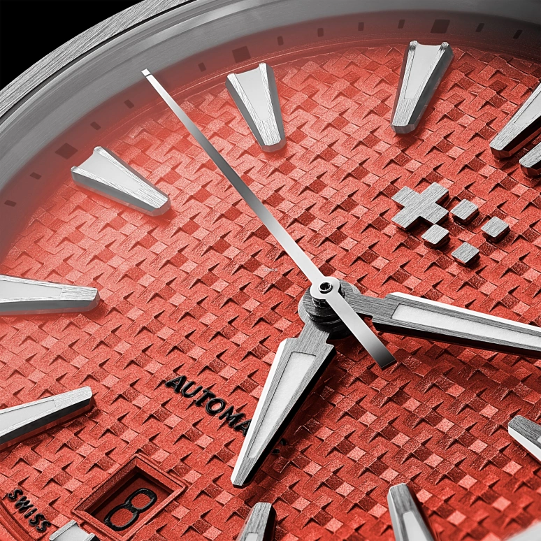 Christopher Ward,Ice Cream Twelve 38mm,38mm,Stainless Steel,Orange Red,Automatic,Day,38hours,C12,C12-38ADA1-S00R0-BRR