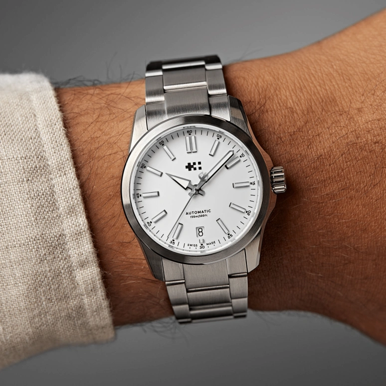 Christopher Ward,C63 36mm,36mm,Stainless Steel,White,Automatic,Day,38hours,C63,C63-36ADA3-S00W0-B0