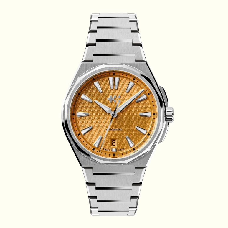 Christopher Ward,The Twelve 38mm,38mm,Stainless Steel,Yellow,Automatic,Day,38hours,C12,C12-38ADA1-S00O0-BRO