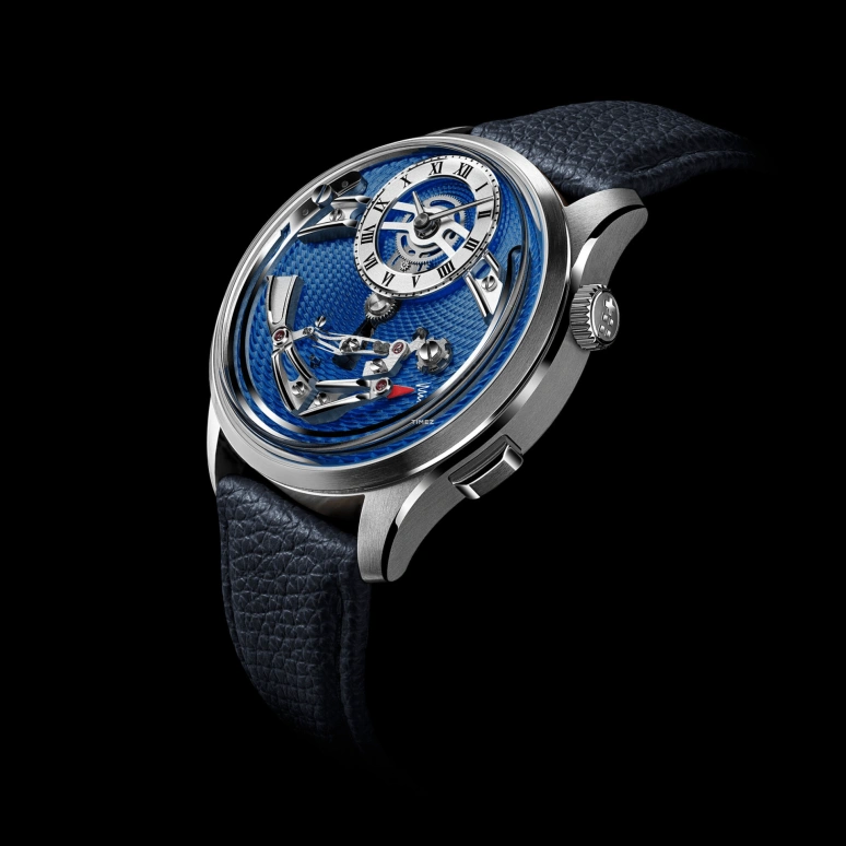 Christopher Ward,C1 41mm,41mm,Titanium,Blue,Automatic,Hour Strike,Function Selector,C01,C01-41APT3-T00B0-B0