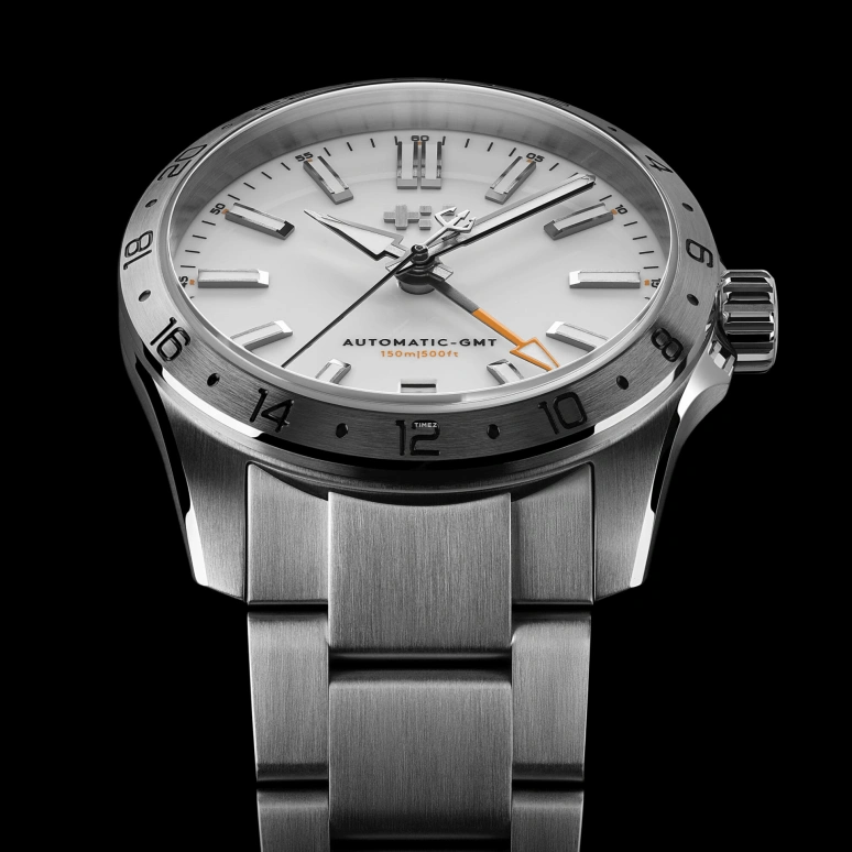 Christopher Ward,C63 36mm,36mm,Stainless Steel,White,Automatic,Day,Dule Time,C63,C63-36AGM3-S00W0-B0