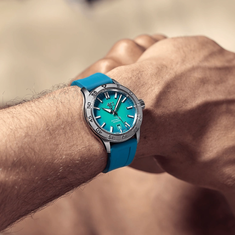 Christopher Ward,C60 40mm,40mm,Stainless Steel,Blue,Automatic,Day,38hours,C60,C60-40ADA31S00B1-RB