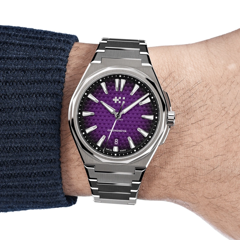 Christopher Ward,The Twelve 40mm,40mm,Titanium,Purple,Automatic,Day,38hours,C12,C12-40ADC1-T00P0-B0