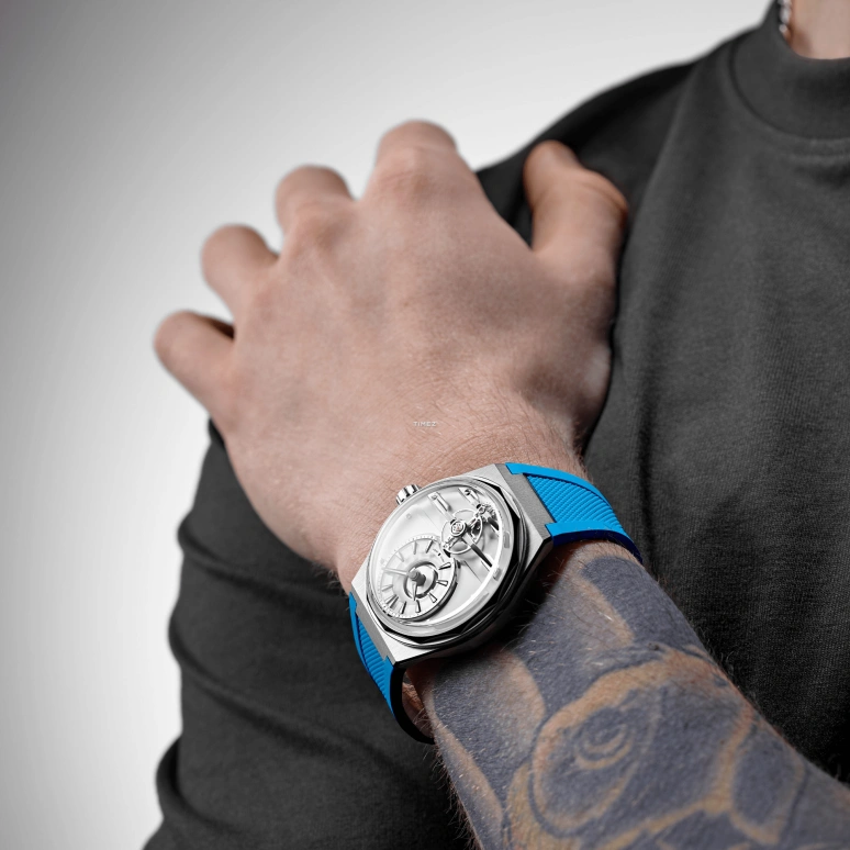 Christopher Ward,The C12 Loco 41mm,41mm,Stainless Steel,White,Handwound,Tourbillon,144hours,C12,C12-41H6D1-S00W0-RB