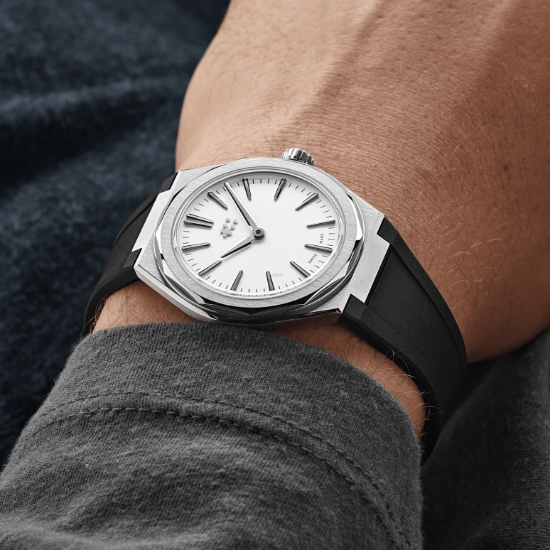 Christopher Ward,The Twelve 38mm,38mm,Stainless Steel,White,Handwound,45hours,Sapphire,Crystal Glass,C12,C12-38H2H1-S00W0-RK