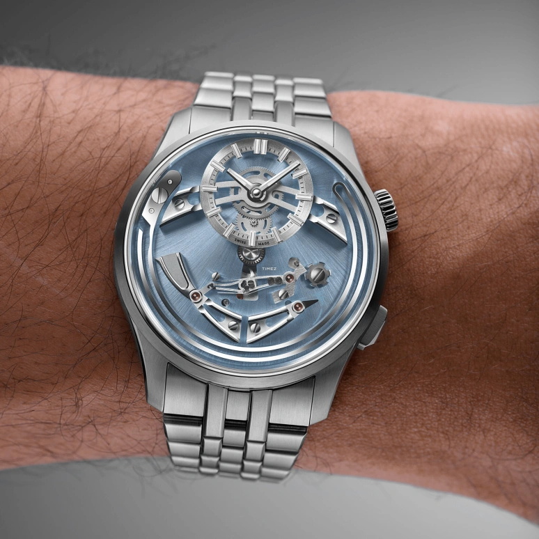 Christopher Ward,C1 41mm,41mm,Titanium,Blue,Automatic,Hour Strike,Function Selector,C01,C01-41APT0-T00B1-B1