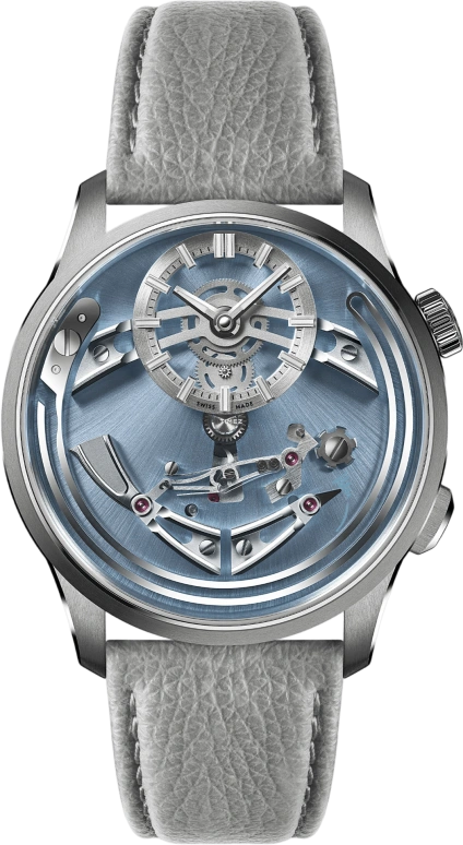 Christopher Ward,C1 41mm,41mm,Titanium,Ice Blue,Automatic,Hour Strike,Function Selector,C01,C01-41APT0-T00B1-MG