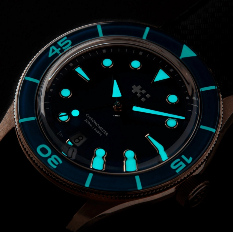 Christopher Ward,C65 41mm,41mm,Bronze,Blue,Automatic,Day,38hours,C65,C65-41ADC2-BPBB0-VT