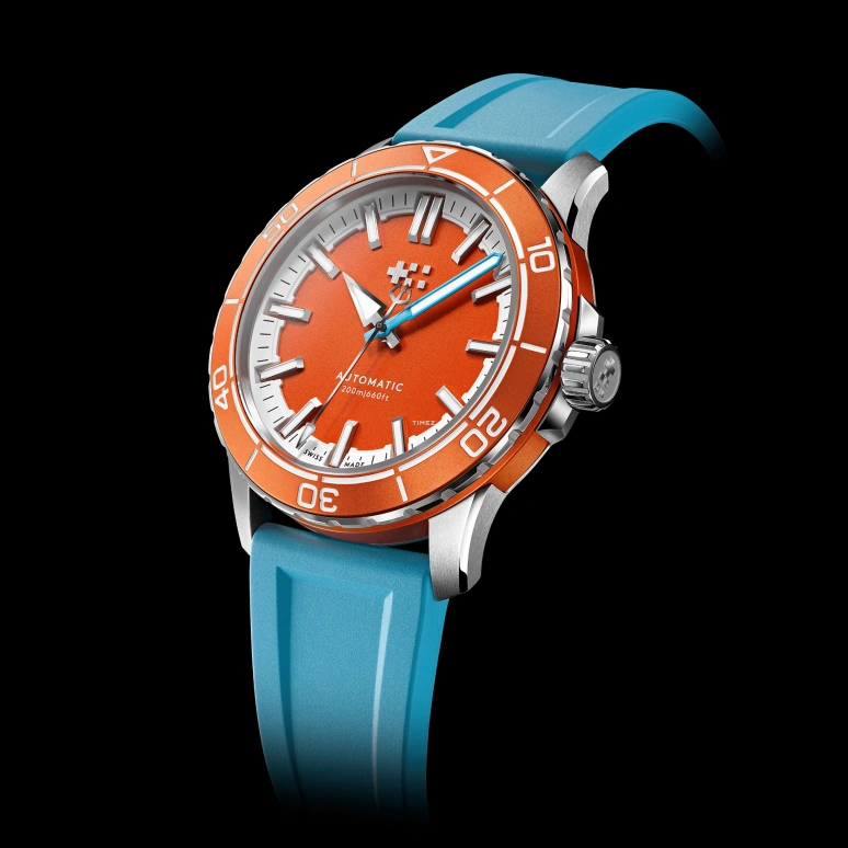 Christopher Ward,C60 41mm,41mm,Stainless Steel,Aluminium,Orange,Automatic,38hours,Sapphire,Crystal Glass,C60,C60-41A3H31S0OO0-RLB