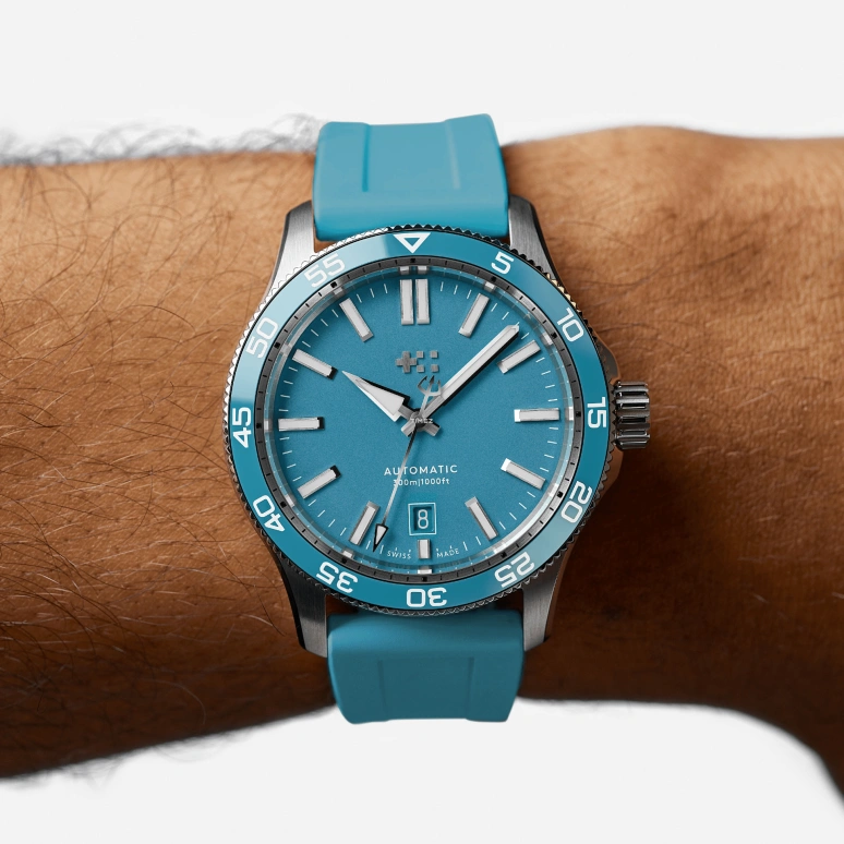 Christopher Ward,C60 40mm,40mm,Stainless Steel,Blue,Automatic,Day,38hours,C60,C60-40ADA31S0BB2-RLB