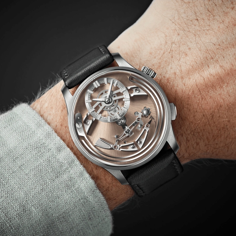Christopher Ward,C1 41mm,41mm,Titanium,Sand,Skeleton,Automatic,Petite Sonnerie,38hours,C01,C01-41APT2-T00A0-VK