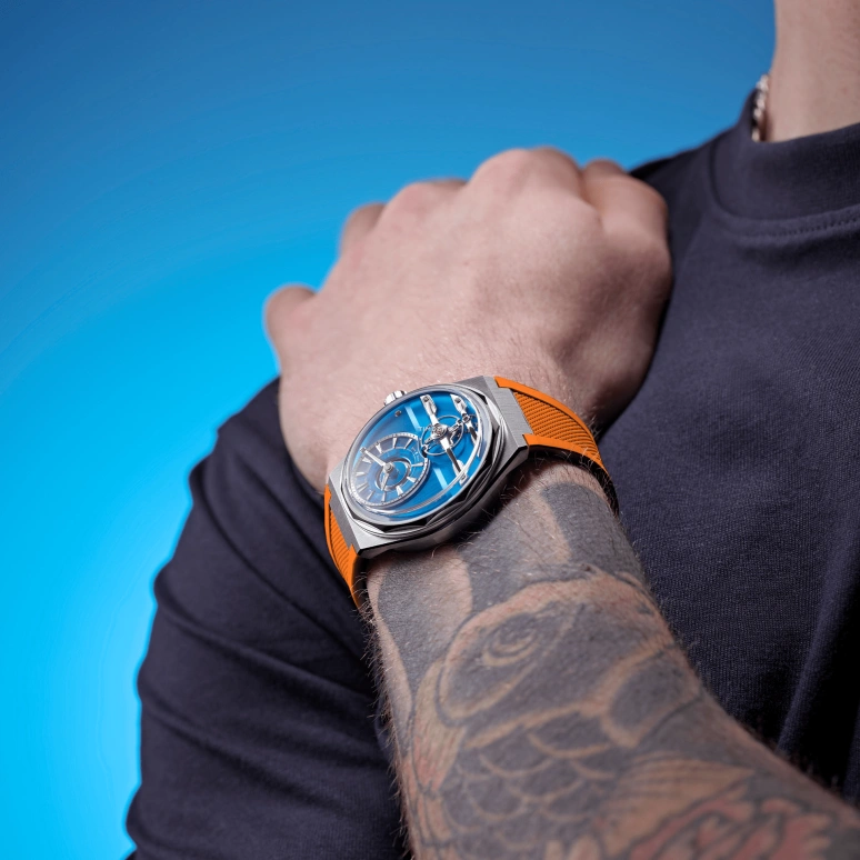 Christopher Ward,The C12 Loco 41mm,41mm,Stainless Steel,Blue,Handwound,Tourbillon,144hours,C12,C12-41H6D1-S00B0-RO