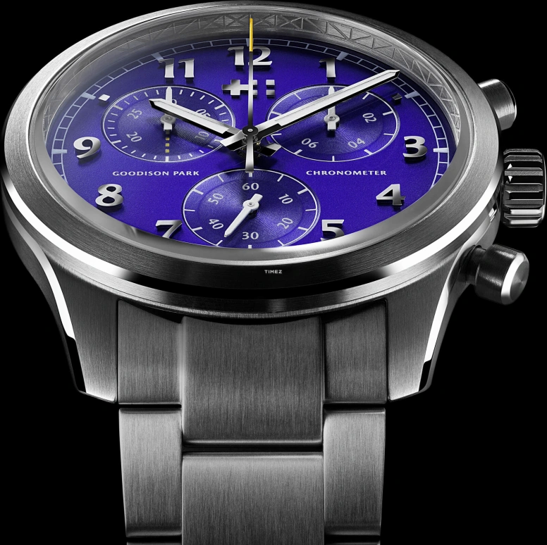 Christopher Ward,C63 39mm,39mm,Stainless Steel,Blue,Quartz,Chronograph,27740hours,C63,C63-39QCC3-S00B0-B0