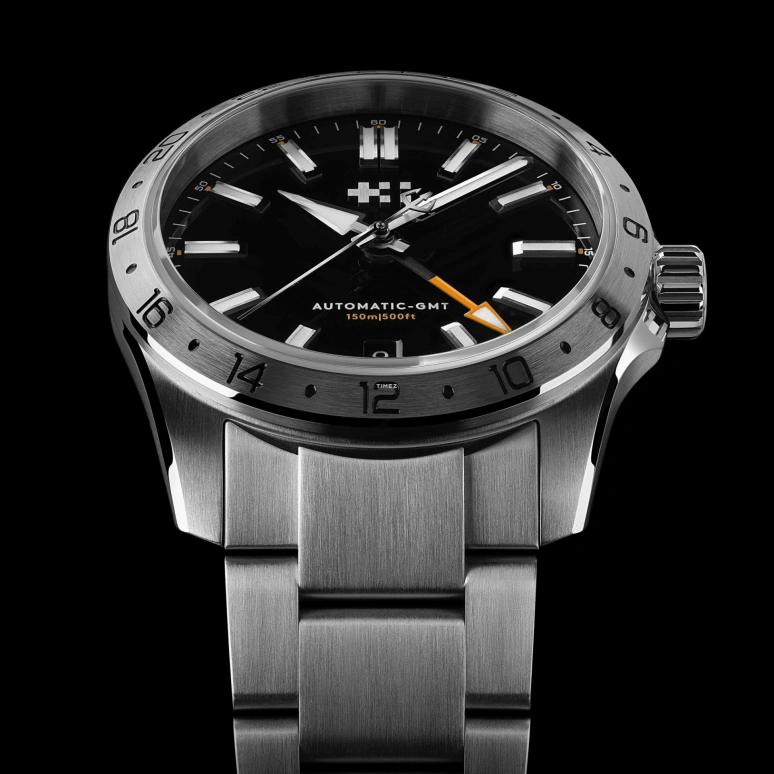 Christopher Ward,C63 36mm,36mm,Stainless Steel,Black,Automatic,Day,Dule Time,C63,C63-36AGM3-S00K0-B0