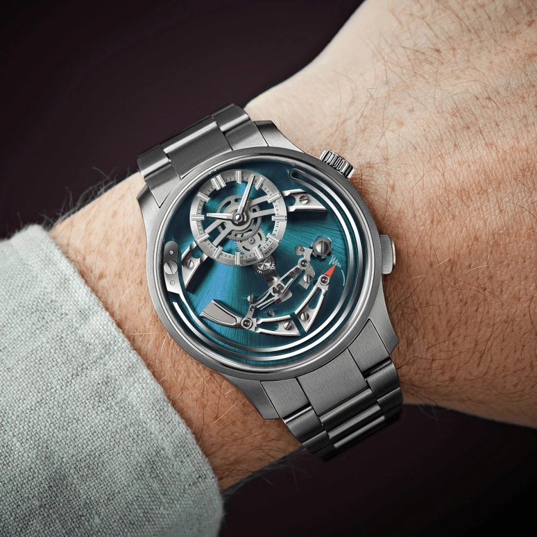 Christopher Ward,C1 41mm,41mm,Titanium,Blue,Automatic,Repeater,38hours,C01,C01-41APT2-T00B3-B0