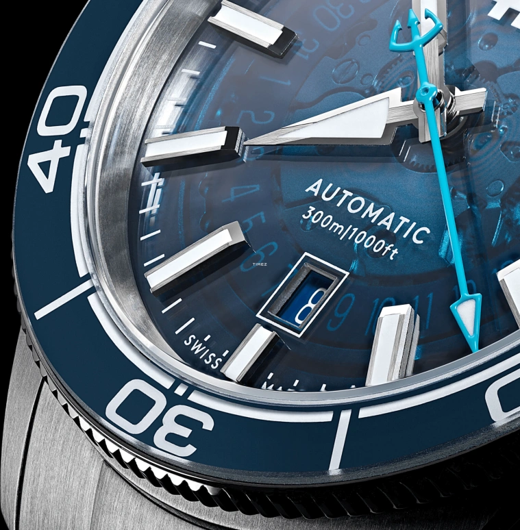 Christopher Ward,C60 42mm,42mm,Stainless Steel,Blue,Automatic,Day,38hours,C60,C60-42ADA31S0BB3-B0