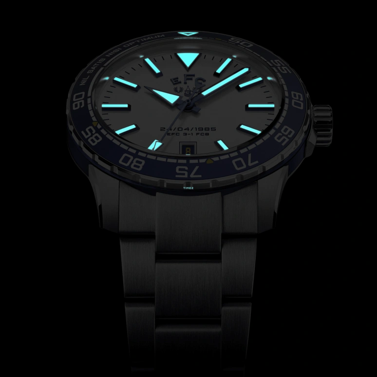 Christopher Ward,C60 41mm,41mm,Stainless Steel,Aluminium,White,Automatic,Day,38hours,C60,C60-41ADA31-EVW-BHW