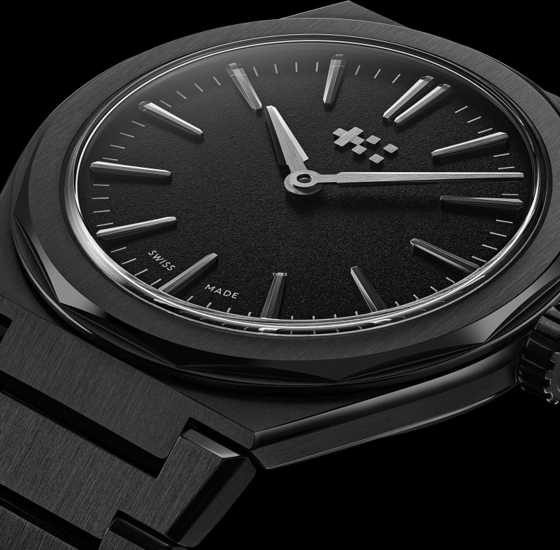 Christopher Ward,The Twelve 38mm,38mm,Stainless Steel,Black,Handwound,45hours,Sapphire,Crystal Glass,C12,C12-38H2H1-SK0K0-B0