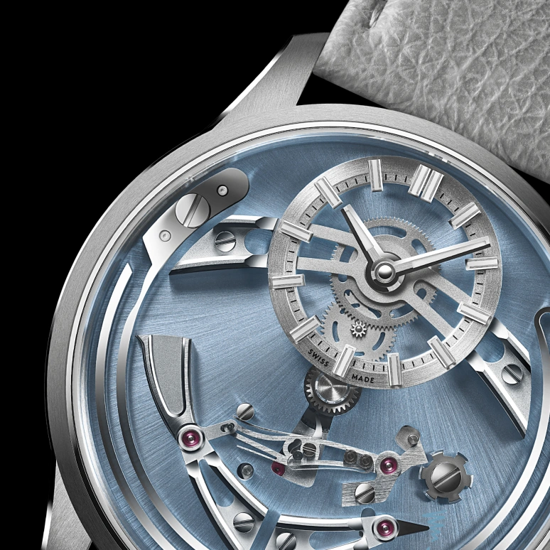 Christopher Ward,C1 41mm,41mm,Titanium,Ice Blue,Automatic,Hour Strike,Function Selector,C01,C01-41APT0-T00B1-MG