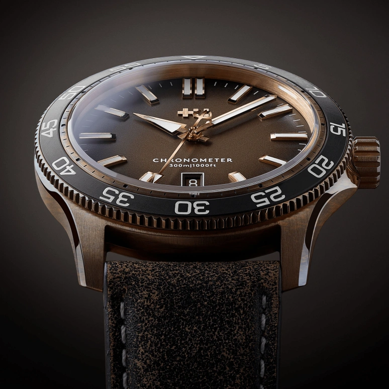 Christopher Ward,C60 42mm,42mm,Bronze,Brown,Automatic,Day,38hours,C60,C60-42ADC31BPKK0-VT1