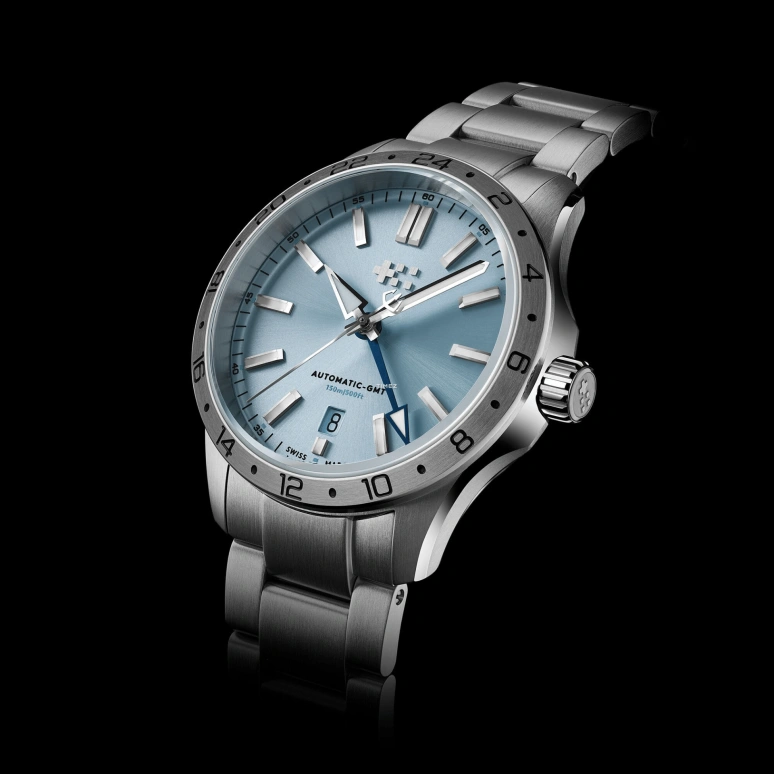 Christopher Ward,C60 39mm,39mm,Stainless Steel,Blue,Automatic,Day,Dule Time,C63,C63-39AGM3-S00B5-B0