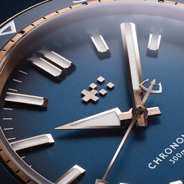 Christopher Ward,C60 42mm,42mm,Bronze,Blue,Automatic,Day,38hours,C60,C60-42ADC31B0BB0-VT